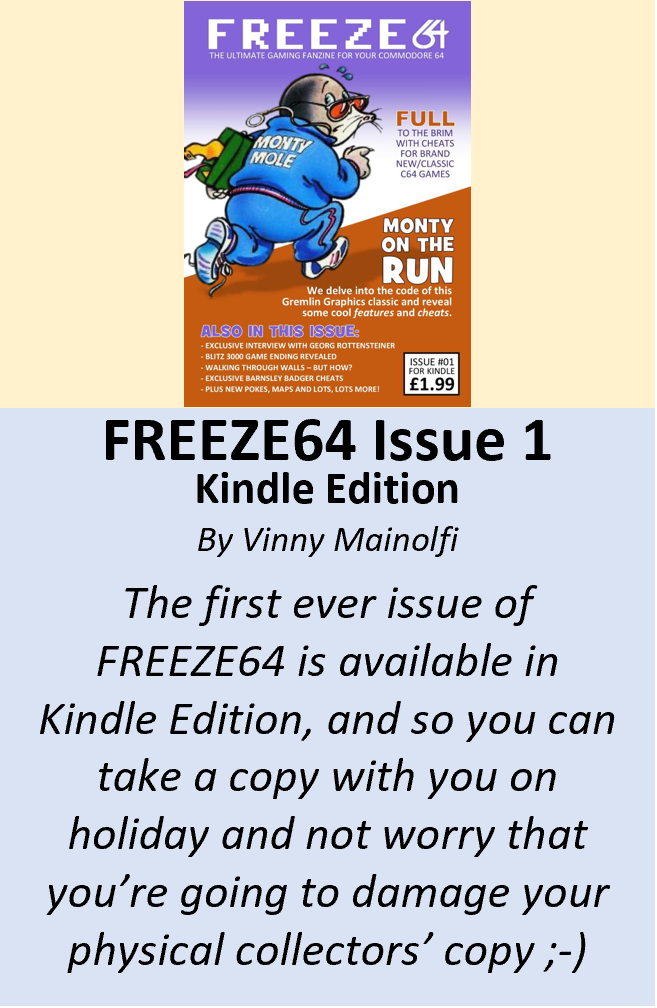 FREEZE64 Issue 1 Kindle Edition